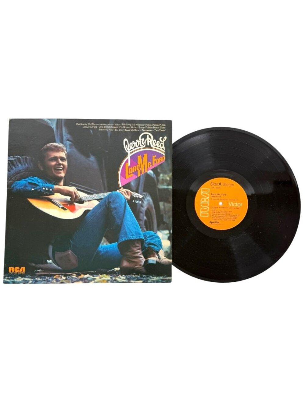 1973 Jerry Reed Lord Mr Ford Vinyl LP RCA Records APL1-0238 Stereo Tested